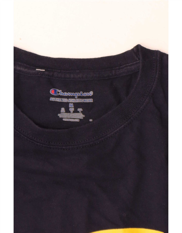 Champion Herre Toledo Rockets Grafisk T-Shirt Top Medium Navy Blue
