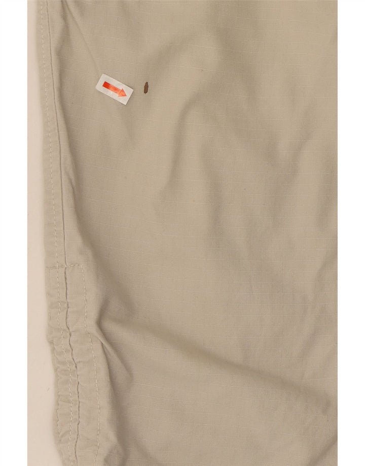 EDDIE BAUER Womens Crop Cargo Trousers US 6 Medium W30 L24 Grey Check Vintage Eddie Bauer and Second-Hand Eddie Bauer from Messina Hembry 