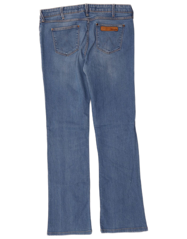 Wrangler Dame Catrin Bootcut Jeans W31 L30 Blå Bomuld