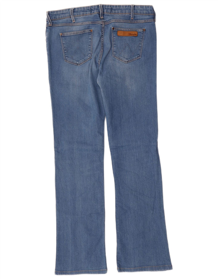 Wrangler Dame Catrin Bootcut Jeans W31 L30 Blå Bomuld