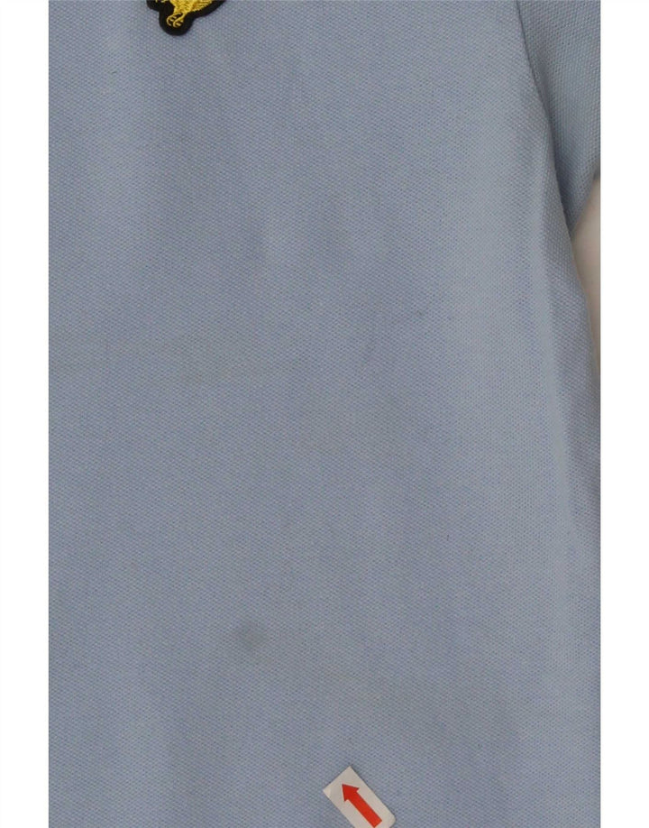 Lyle & Scott herre poloshirt mellemblå bomuld