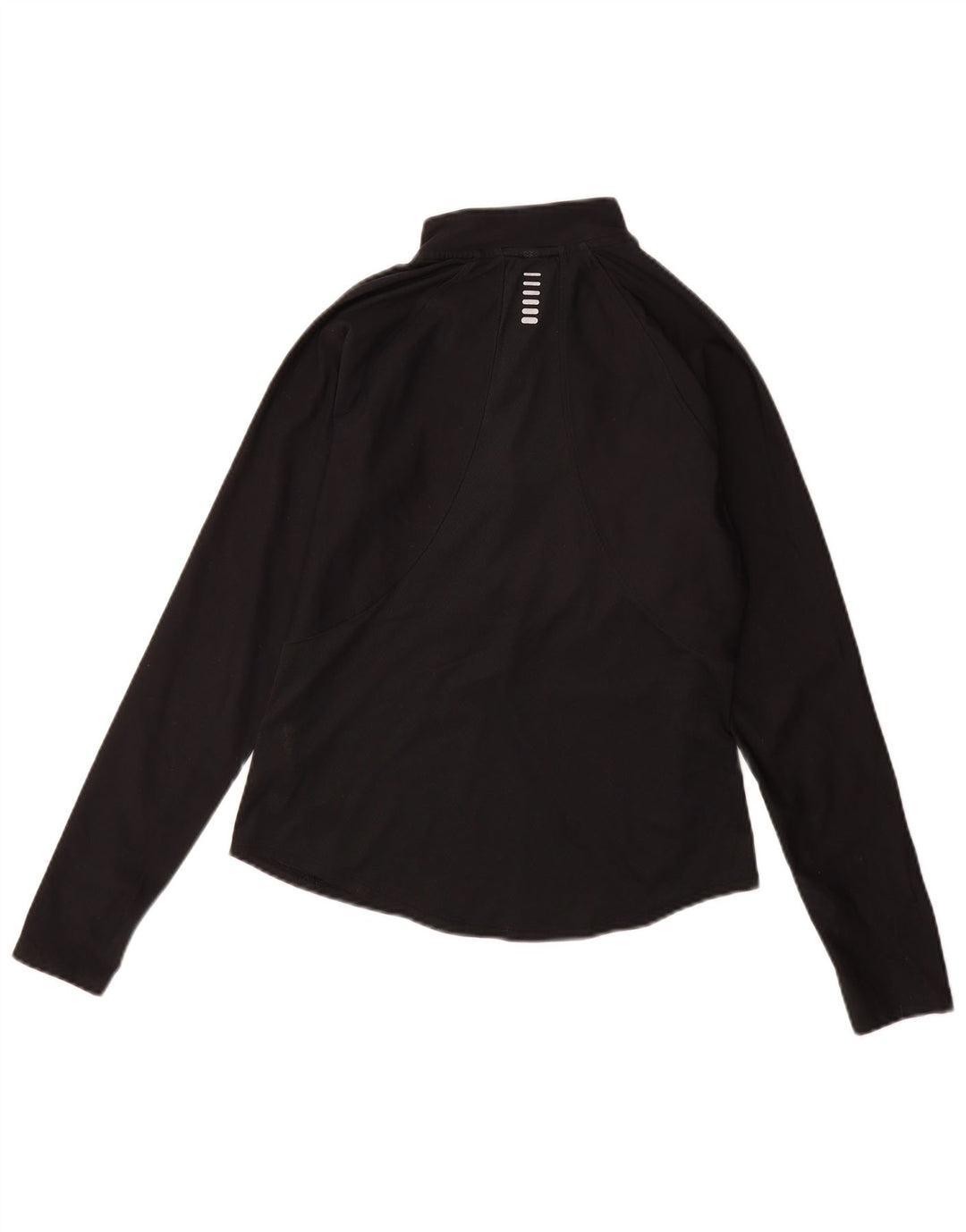 Under Armour Dame Heat Gear Top Langærmet UK 10 Small Black Elastomere