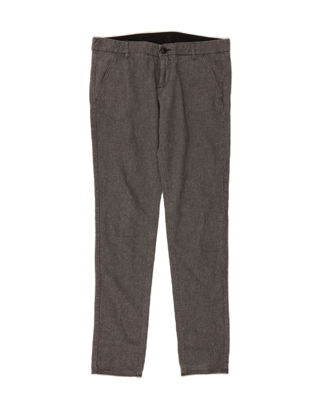 GAS Mens Slim Chino Trousers W30 L34 Grey Cotton Vintage Gas and Second-Hand Gas from Messina Hembry 