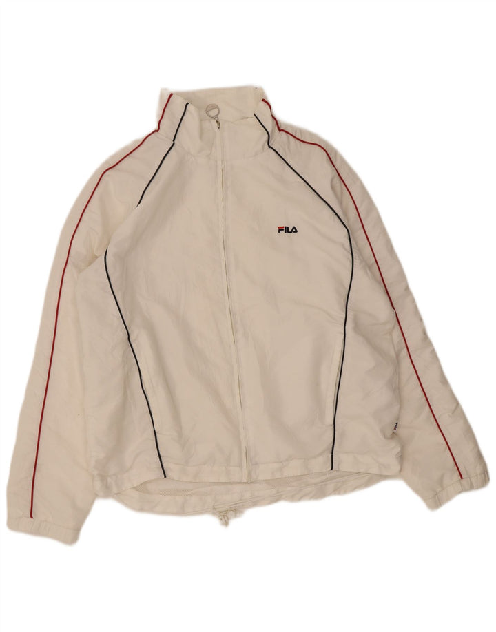 Fila Træningsdragt til mænd Topjakke XL Hvid Polyester