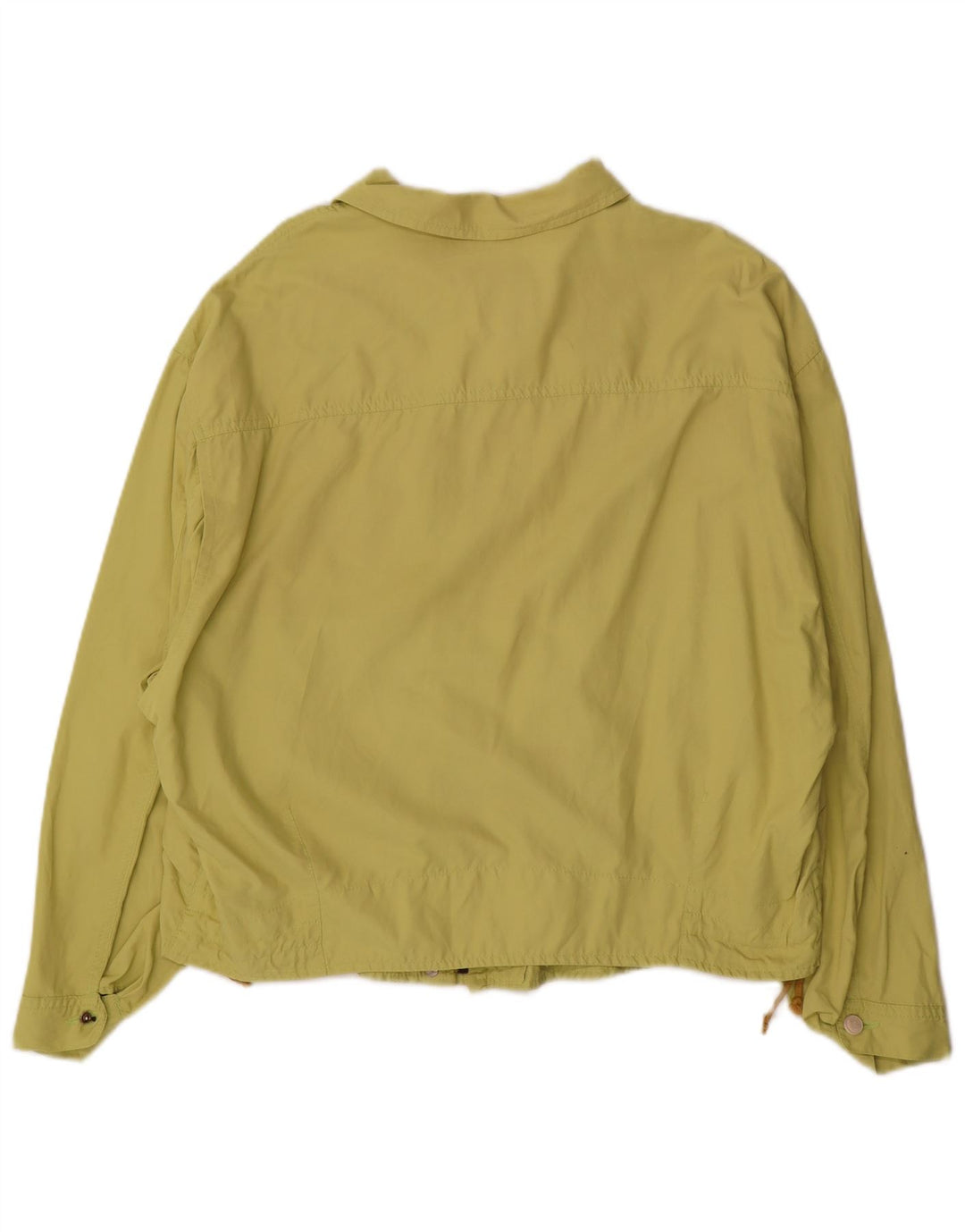 Trussardi Jeans Dame Oversized Bomber Jacket IT 44 Medium Grøn Polyamid