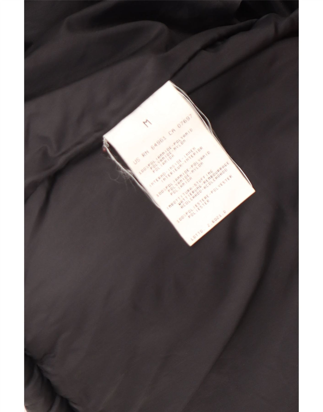 Sisley Womens Crop Oversized polstret jakke UK 14 Medium Sort Polyamid