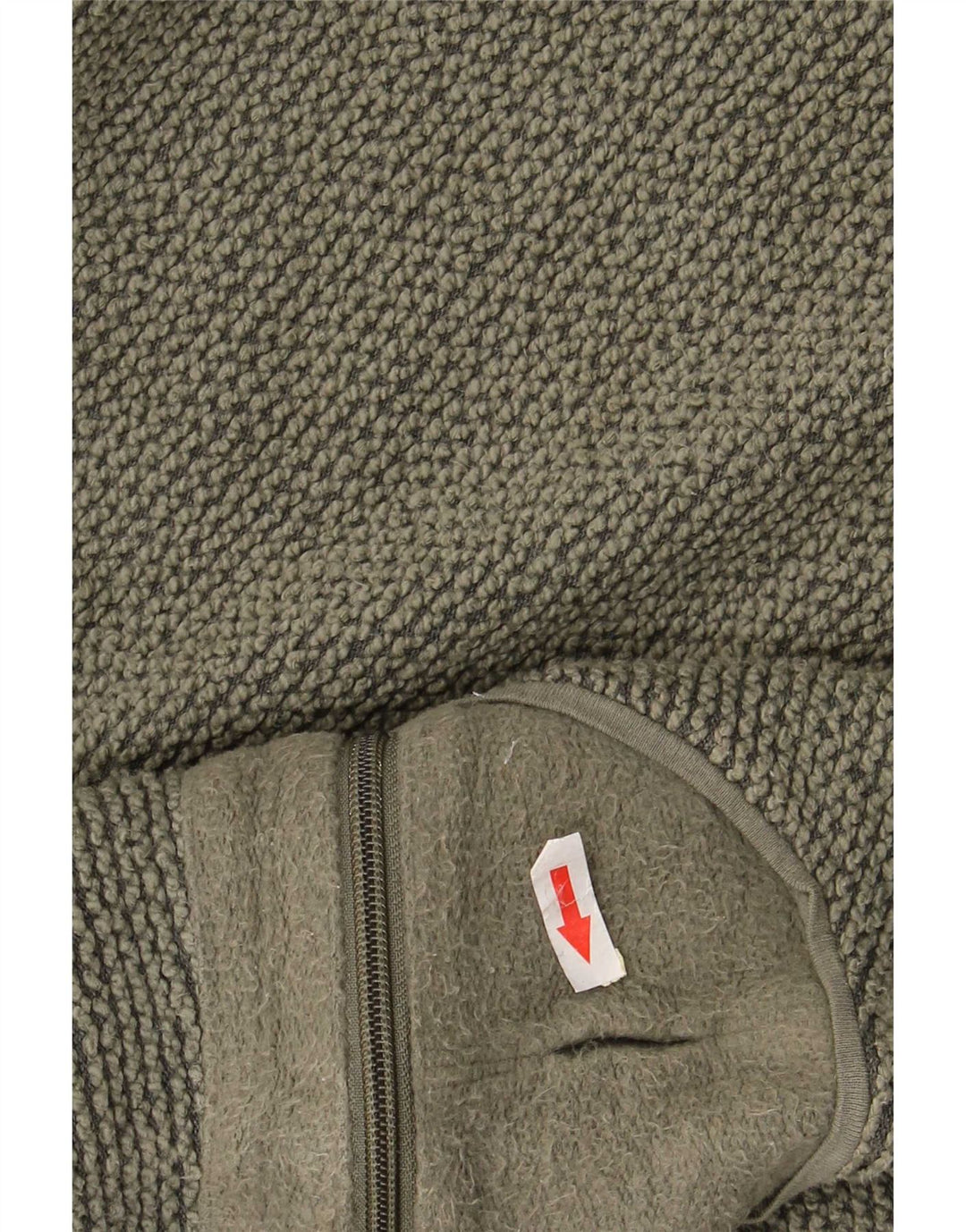 Weird Fish Herre Sweatshirt Jumper Small Khaki Bomuld