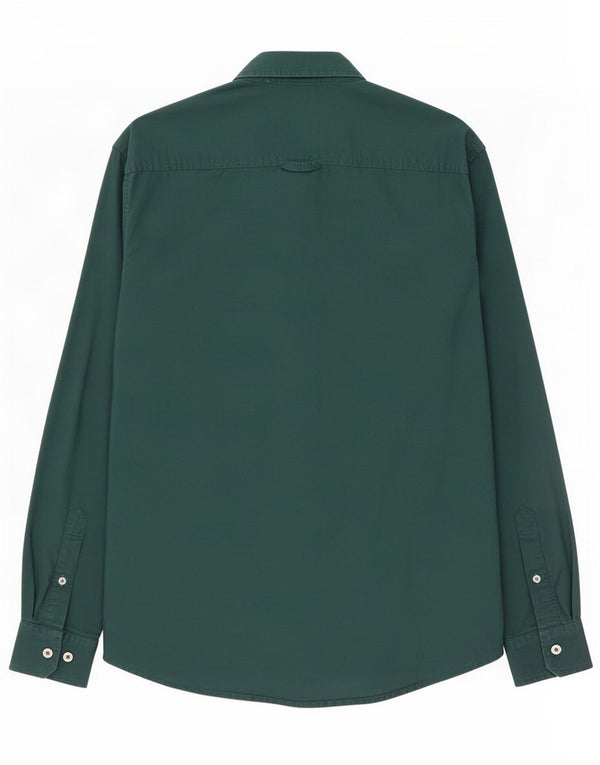 Crew Clothing Herre Slim Fit Shirt Medium Green Bomuld