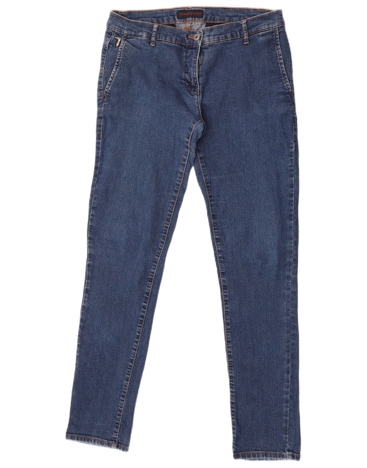 Trussardi Dame Skinny Jeans IT 40 Small W26 L31 Blå Polyester