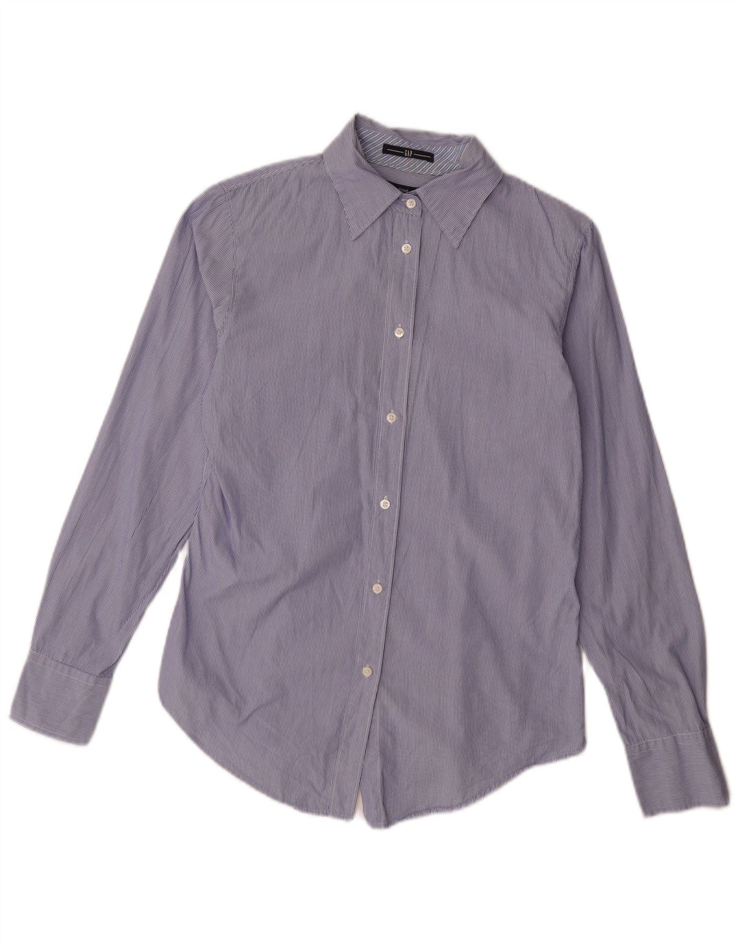 Gap Dameskjorte US 6 Medium Lilla Stribet