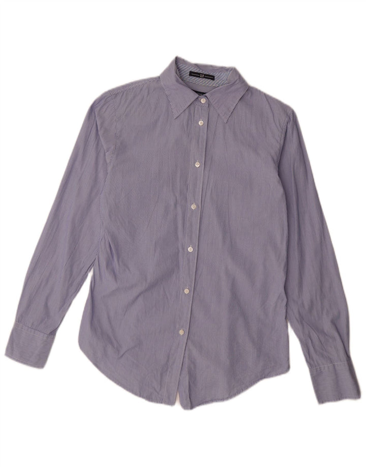 Gap Dameskjorte US 6 Medium Lilla Stribet