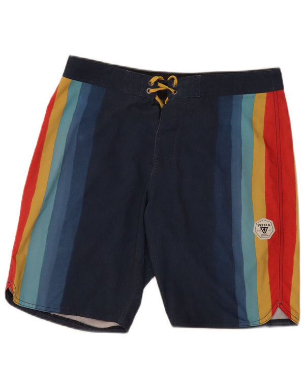 Vissla Badeshorts til mænd Medium Flerfarvet Stribet Cotton Beach