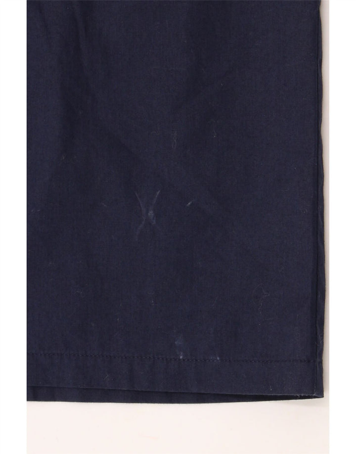 VINTAGE Womens Shift Dress IT 44 Medium Navy Blue Cotton Vintage Vintage and Second-Hand Vintage from Messina Hembry 