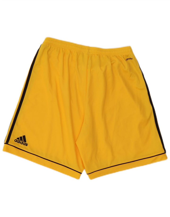 Adidas Herre Climalite Sportshorts store gule polyester
