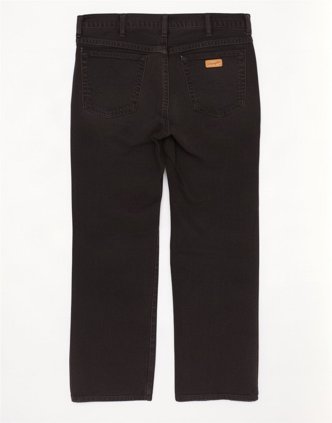 Wrangler Herre Texas Straight Jeans W35 L30 Sort Bomuld