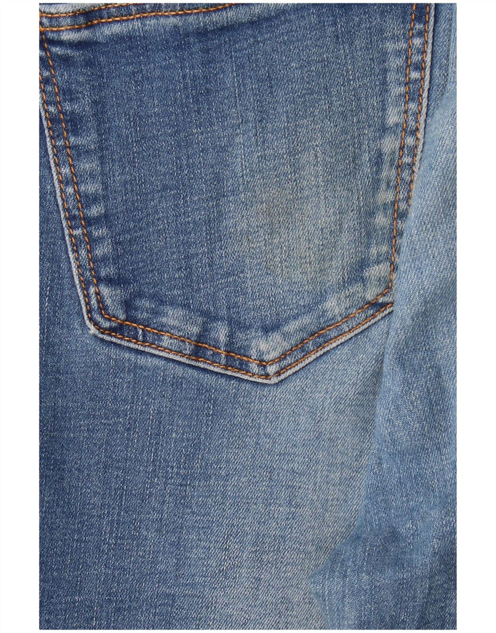 ZARA Dame Distressed Slim Jeans EU 38 Small W28 L28 Blå