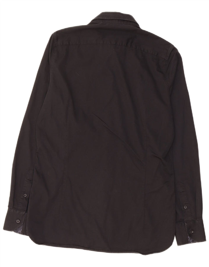 TED BAKER Herreskjorte str. 15 Medium Sort bomuld