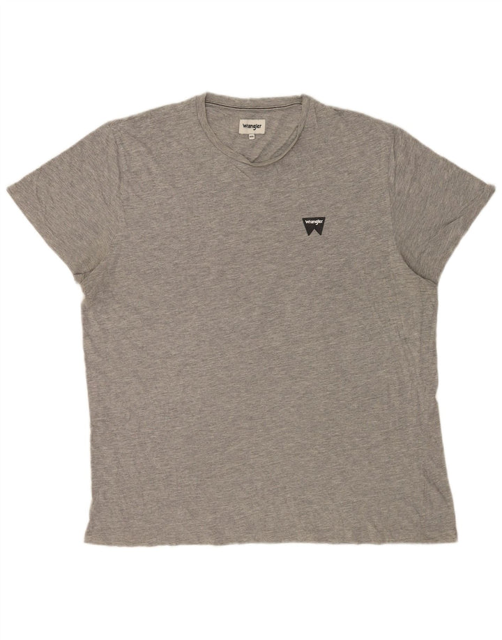 Wrangler Herre T-Shirt Top 2XL Grå