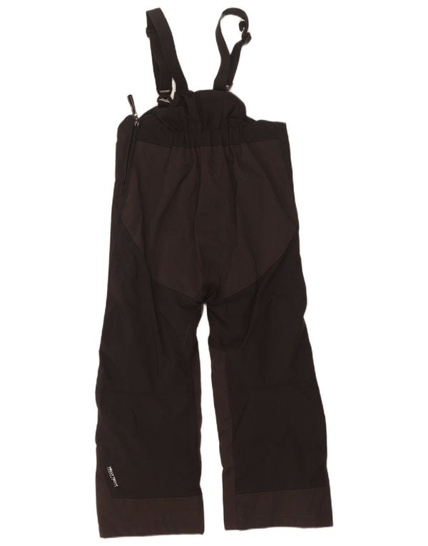 Helly Hansen Drenge Grafiske Dungarees Skibukser 5-6 År Sort Polyamid