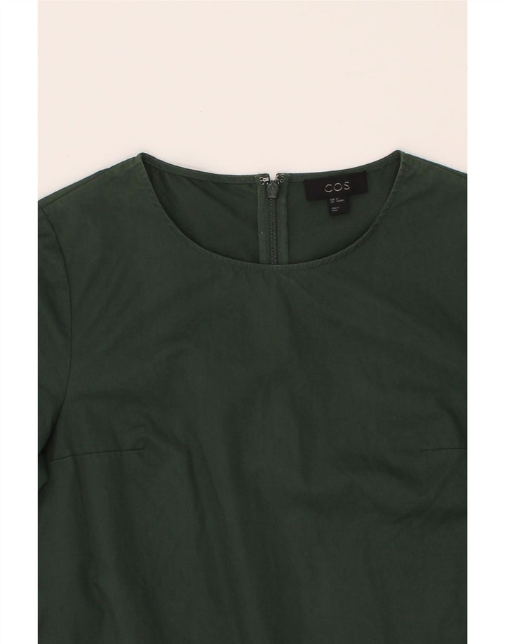 COS Womens Sheath Dress EU 34 XS Green Cotton Vintage Cos and Second-Hand Cos from Messina Hembry 