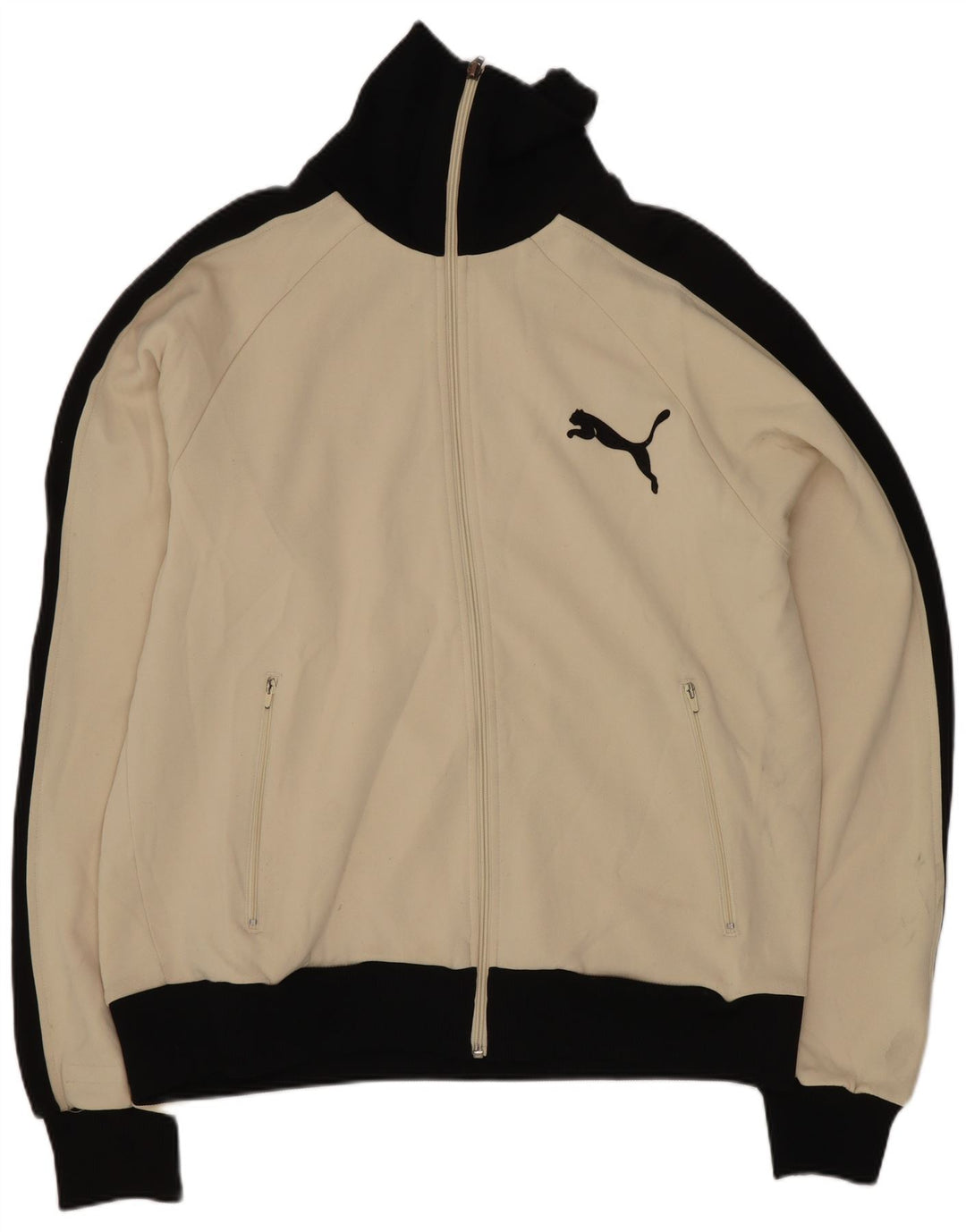 Puma Træningsdragt til mænd Topjakke Stor Beige Colourblock Polyester