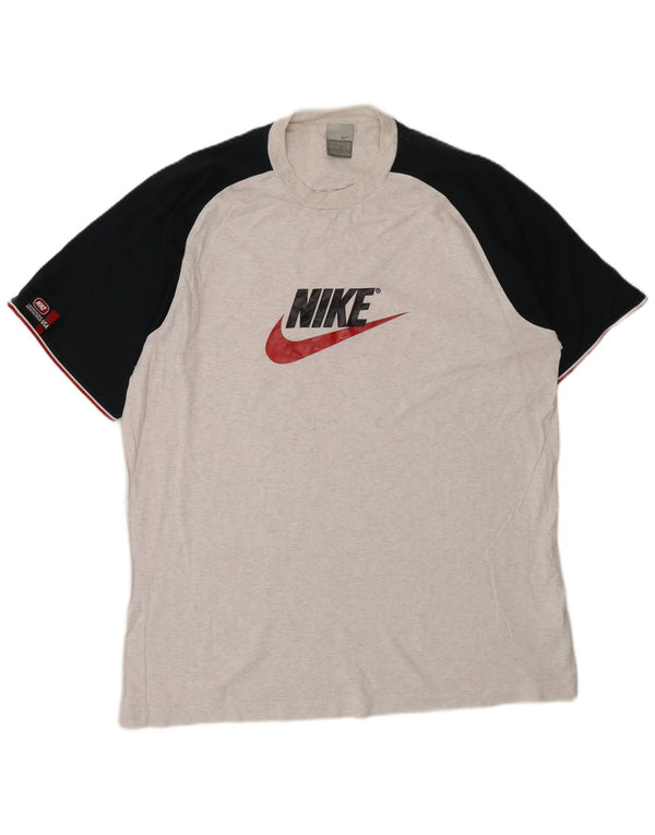 Nike grafisk T-shirt top til mænd UK 46/48 XL Grå bomuld
