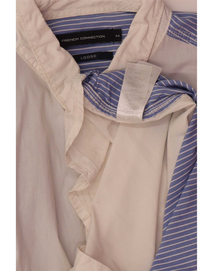 French Connection Herreskjorte Medium White Colourblock Bomuld