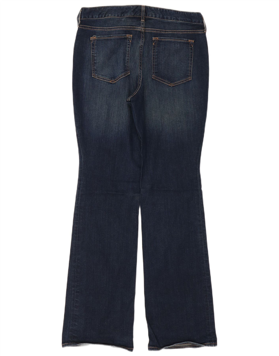 EDDIE BAUER Dame Curvy Bootcut Jeans US 8 Medium W34 L32 Navy Blue