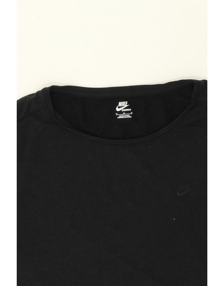 NIKE Womens T-Shirt Top UK 12 Medium Black Cotton Vintage Nike and Second-Hand Nike from Messina Hembry 