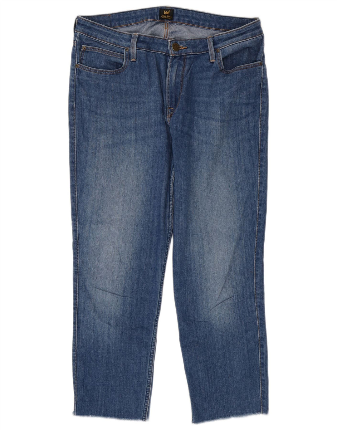 Lee Dame Scarlett Cropped Jeans W33 L25 Blå Bomuld