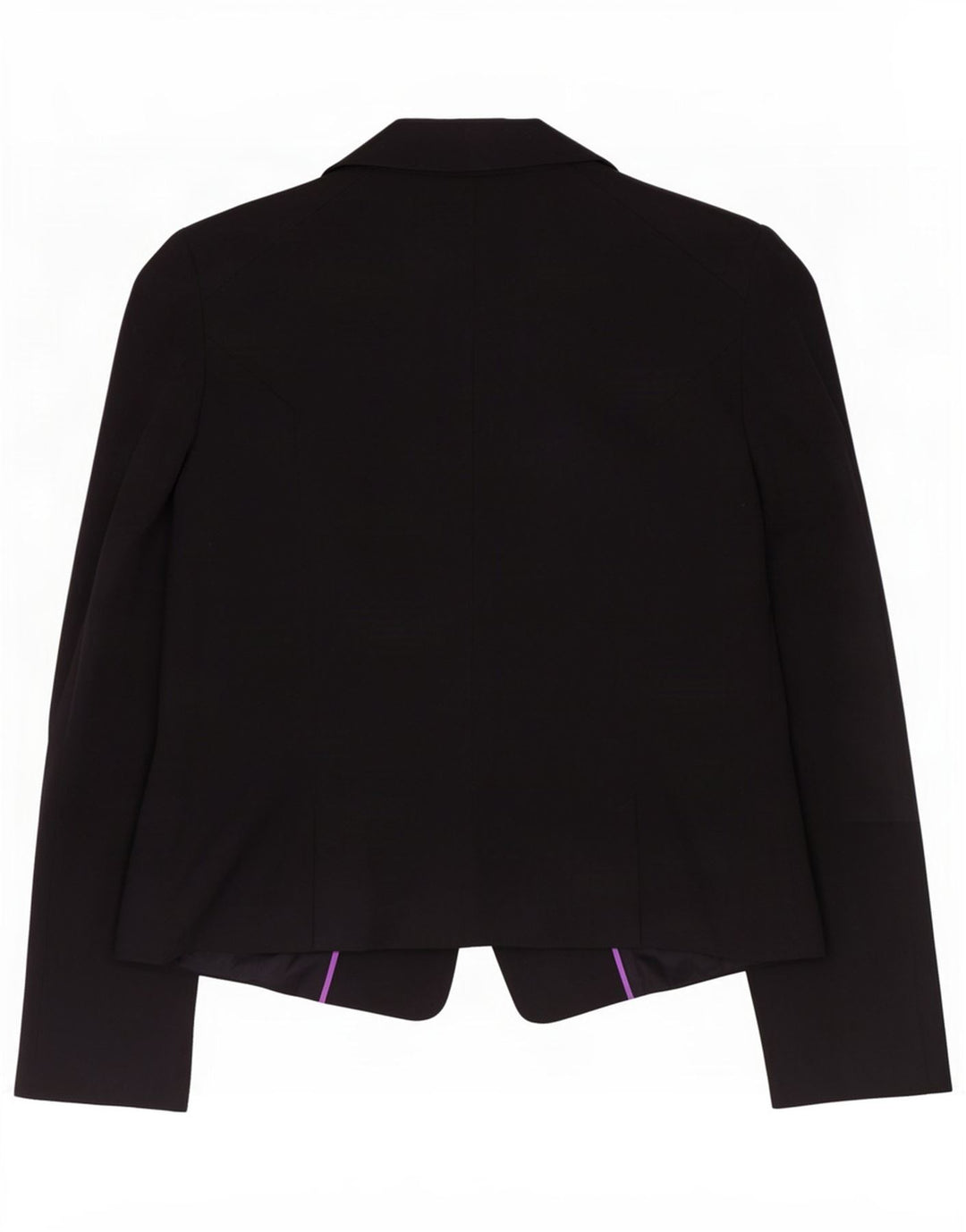 Oasis Dame 1 Knap Blazer Jacket UK 12 Medium Sort Bomuld