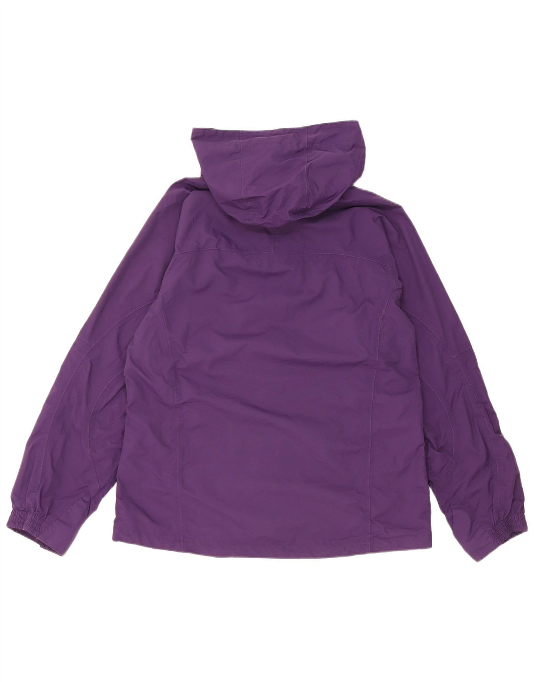 Mountain Warehouse Dame Regnjakke med hætte UK 14 Stor lilla nylon