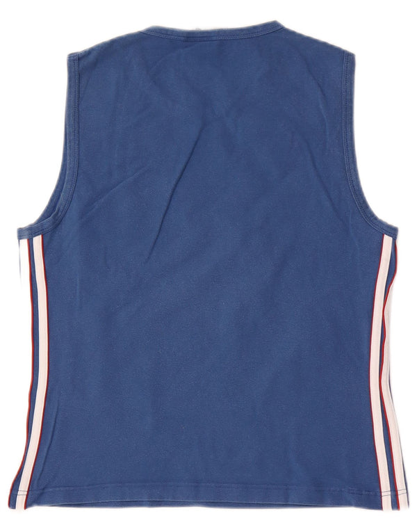 Adidas Herrevest Top UK 36/38 Small Blue Cotton