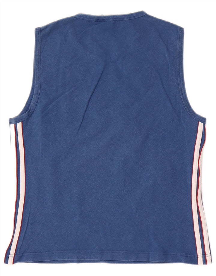 Adidas Herrevest Top UK 36/38 Small Blue Cotton