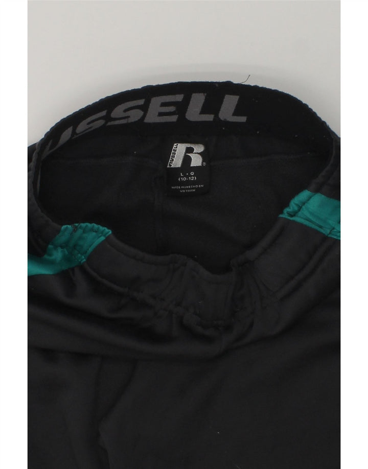 RUSSEL Girls Tracksuit Trousers 10-11 Years Large Grey Polyester | Vintage RUSSEL | Thrift | Second-Hand RUSSEL | Used Clothing | Messina Hembry 