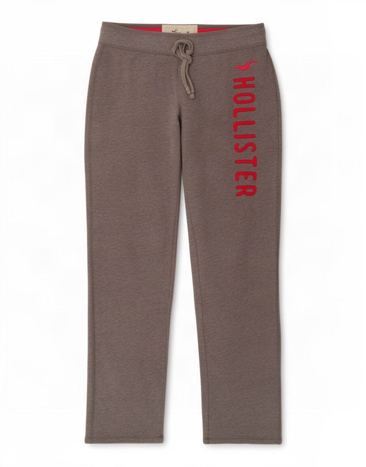 Hollister Graphic Tracksuit Bukser til kvinder UK 14 Medium Grey