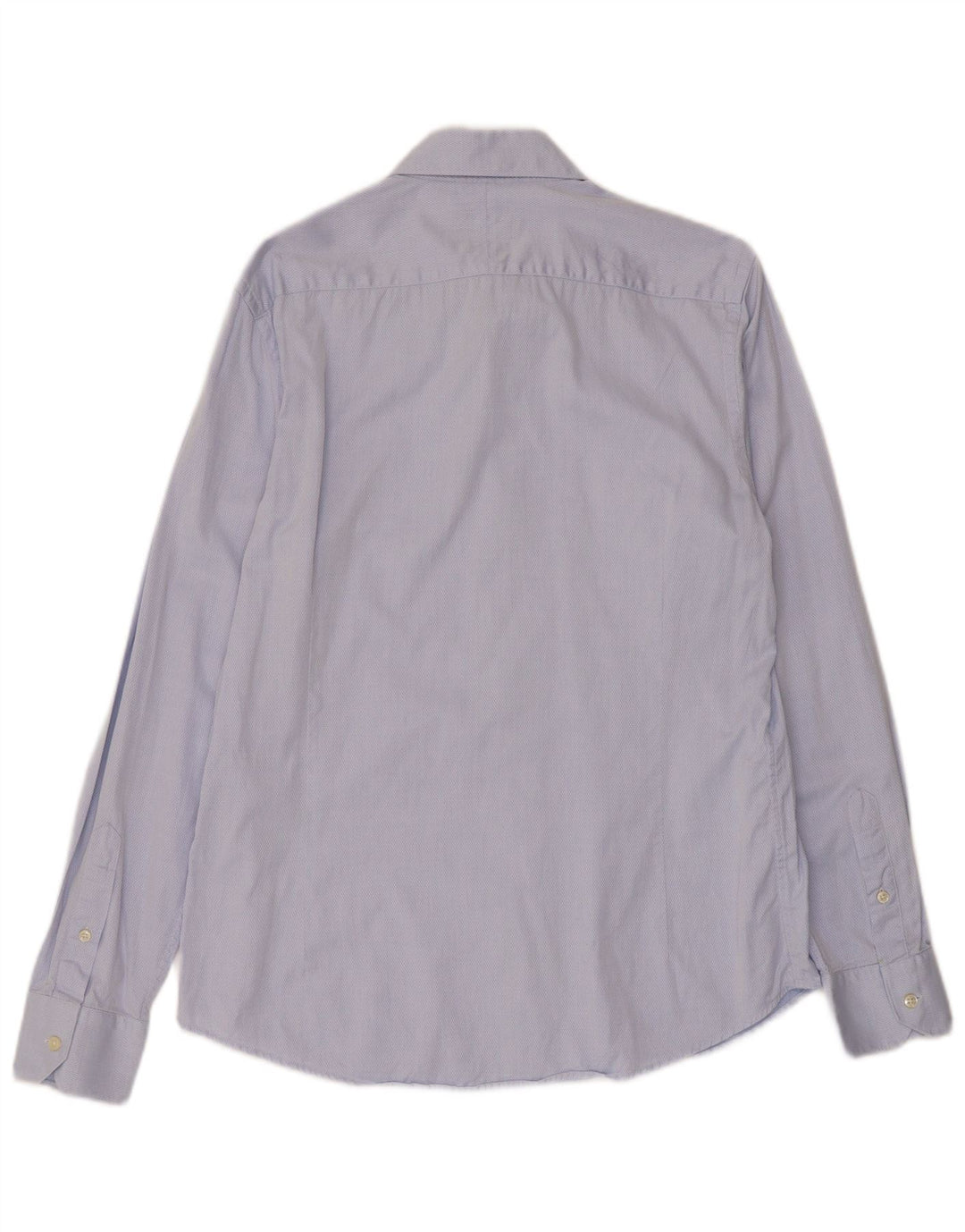Massimo Dutti Herreskjorte str. 41 Medium Blue Argyle/Diamond