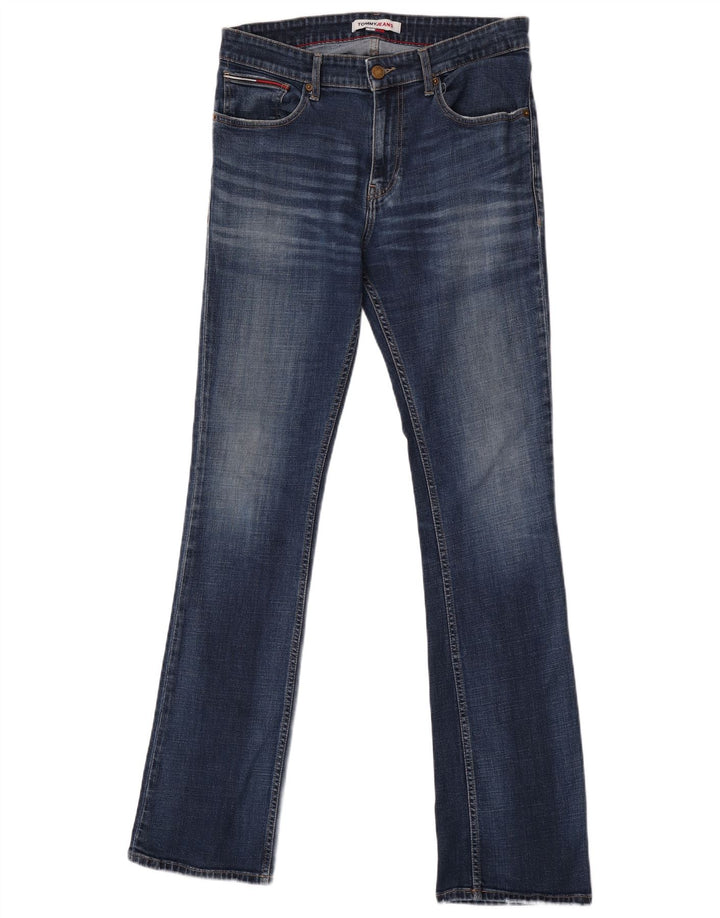 Tommy Hilfiger Herre Bootcut Jeans W32 L36 Blå