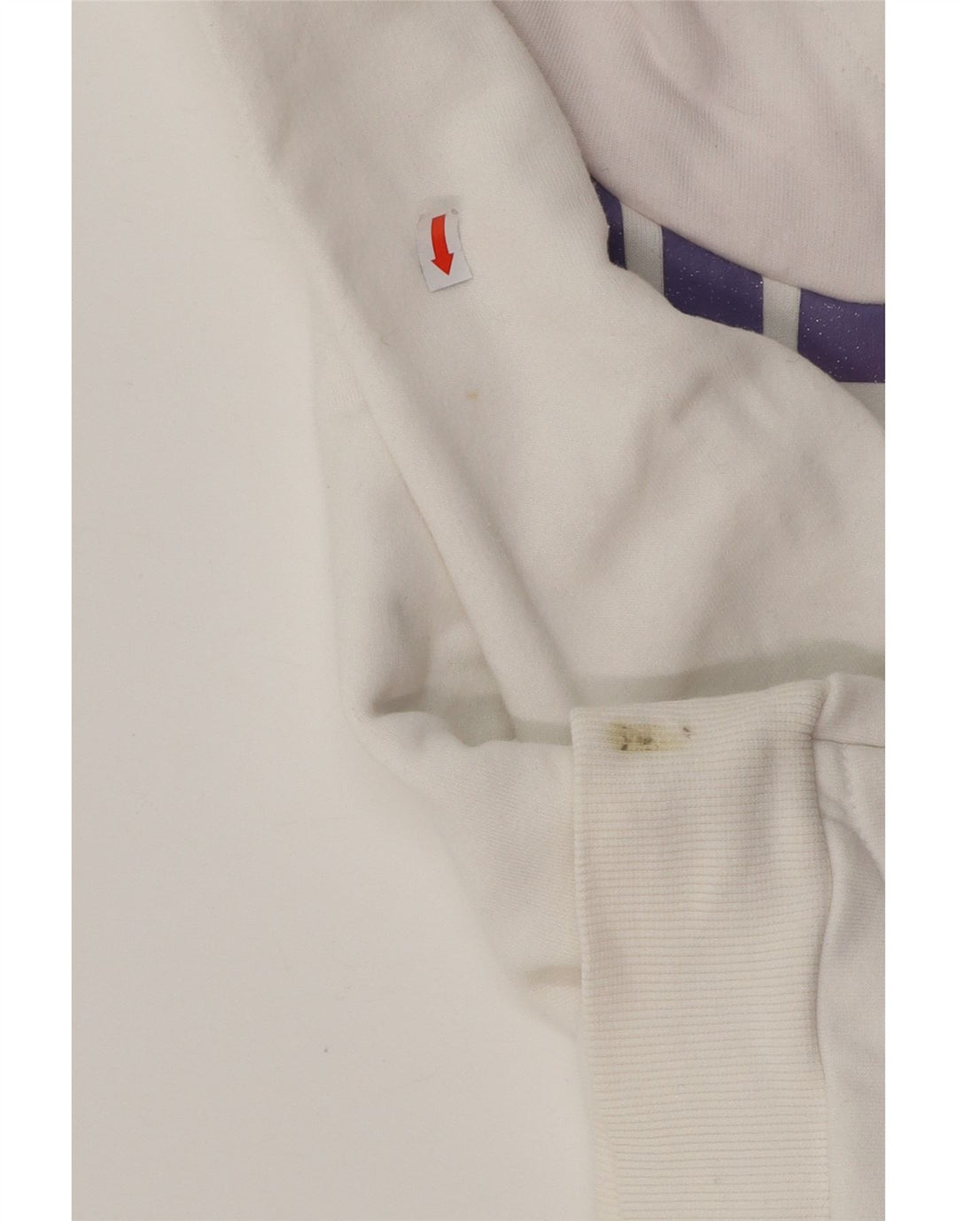 PUMA Grafisk hættetrøje til kvinder UK 8 Lille hvid bomuld