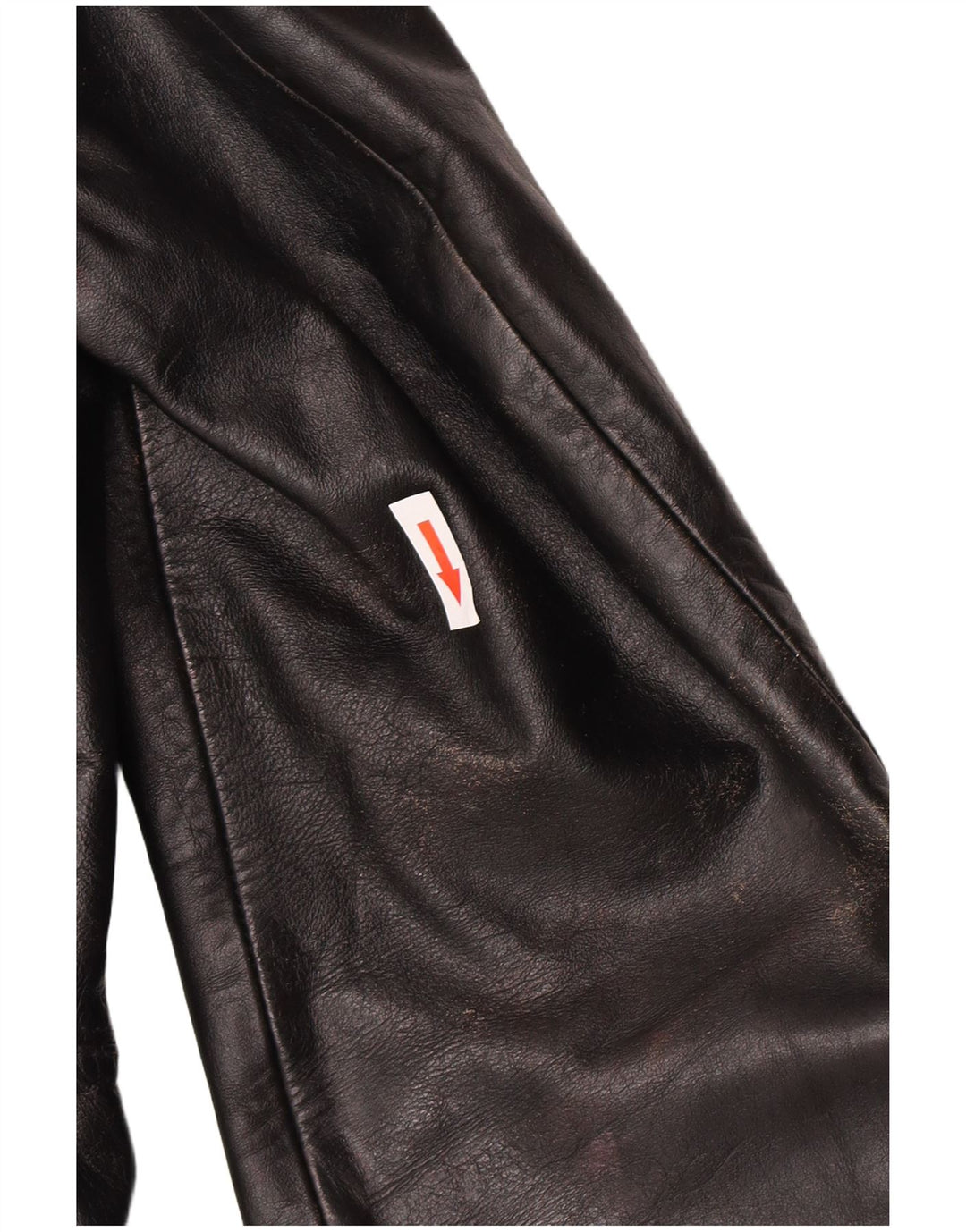 Vintage læderjakke til kvinder UK 10 Lille sort læder