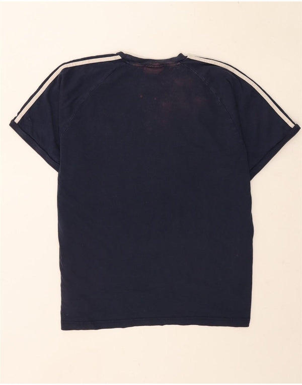 Adidas Herre T-Shirt Top XL Sort Bomuld