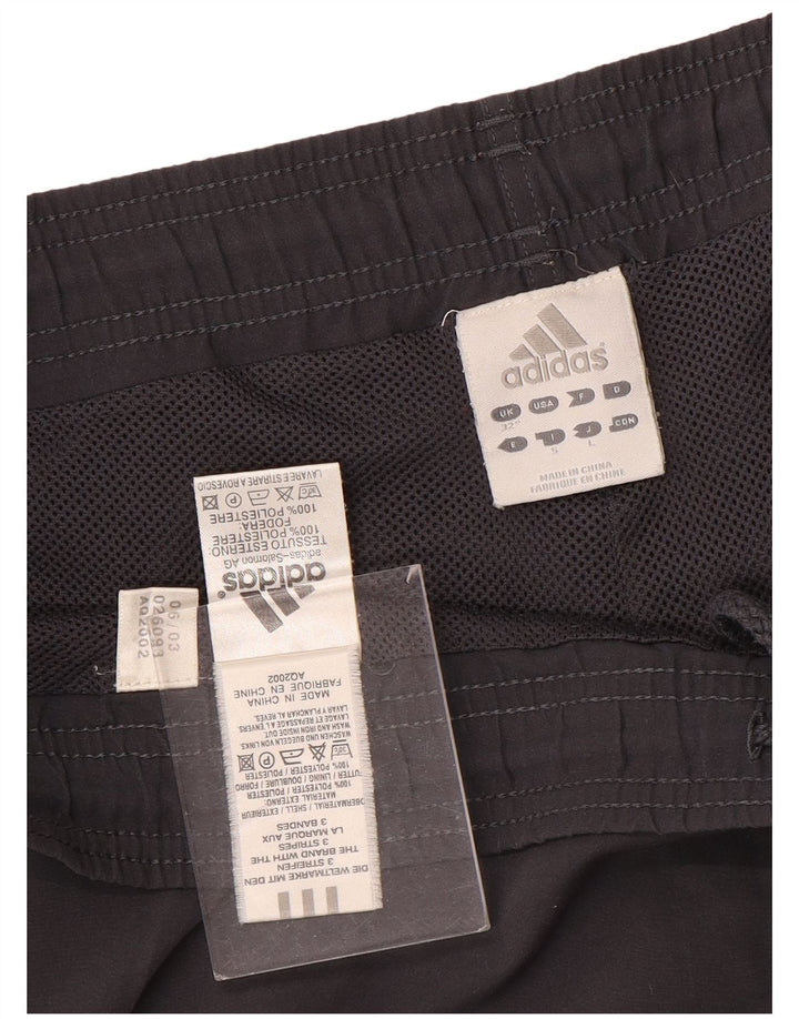 Adidas Sportshorts til mænd, store sorte polyester