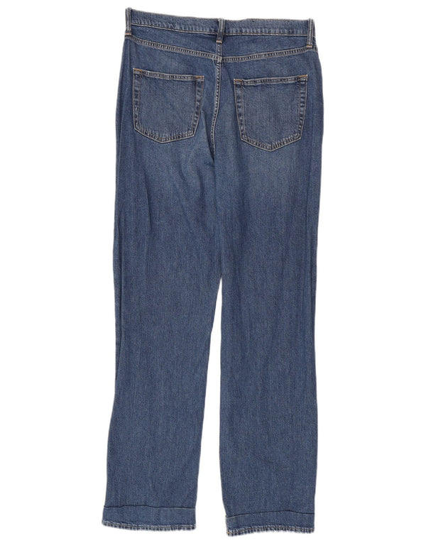 Gap Dame Højtarmede Loose Jeans UK 10 Small W30 L31 Blue