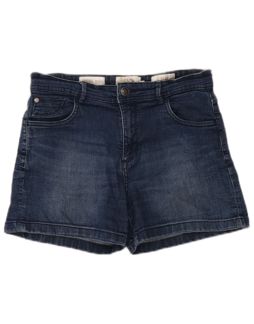 DACK'S Dame Slim Fit Denim Shorts IT 44 Medium W30 Blå Bomuld