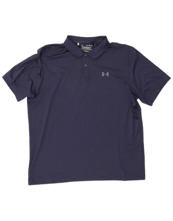 Under Armour herre poloshirt XL marineblå