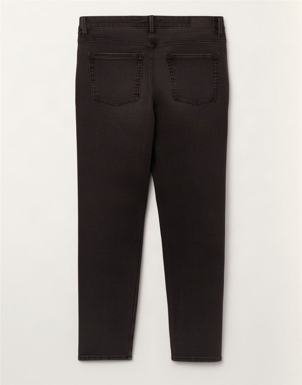 Marks & Spencer Womens Crop Straight Jeans UK 14 Large W30 L26 Grå