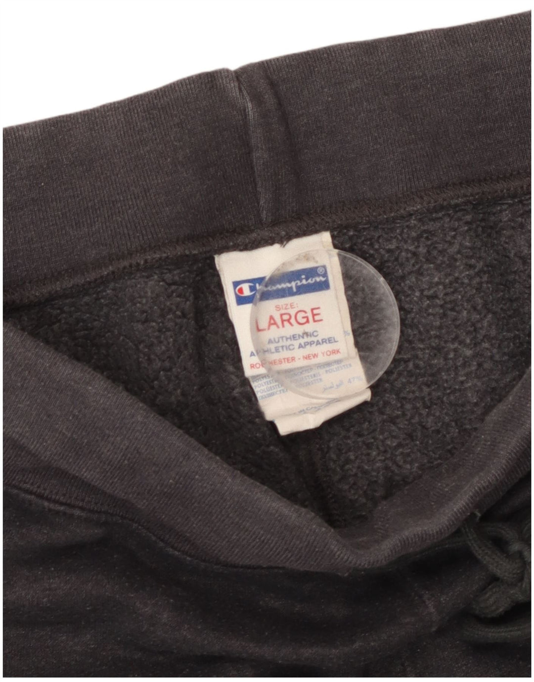 Champion Womens Crop træningsdragt Bukser UK 16 Large Grey Cotton