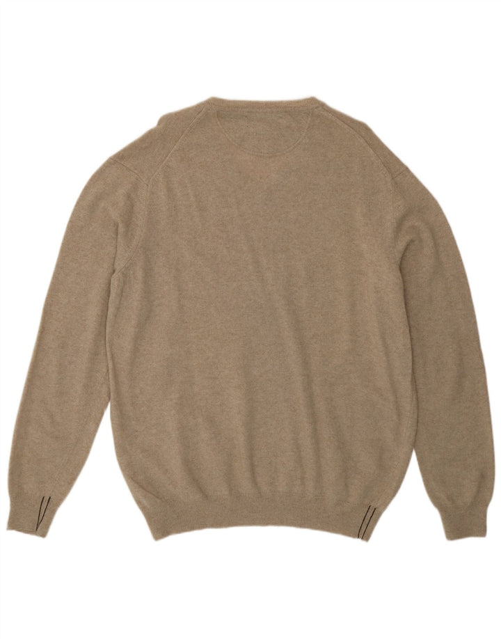 Marlboro Classics Herre V-hals sweater 2XL Beige