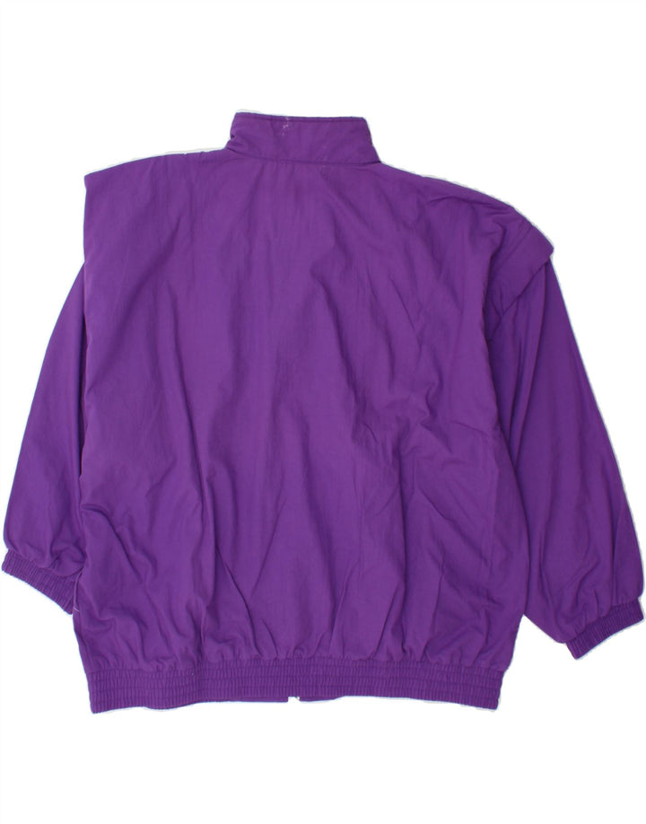 VINTAGE Womens Graphic Full Tracksuit UK 20 2XL Purple Polyester Vintage Vintage and Second-Hand Vintage from Messina Hembry 