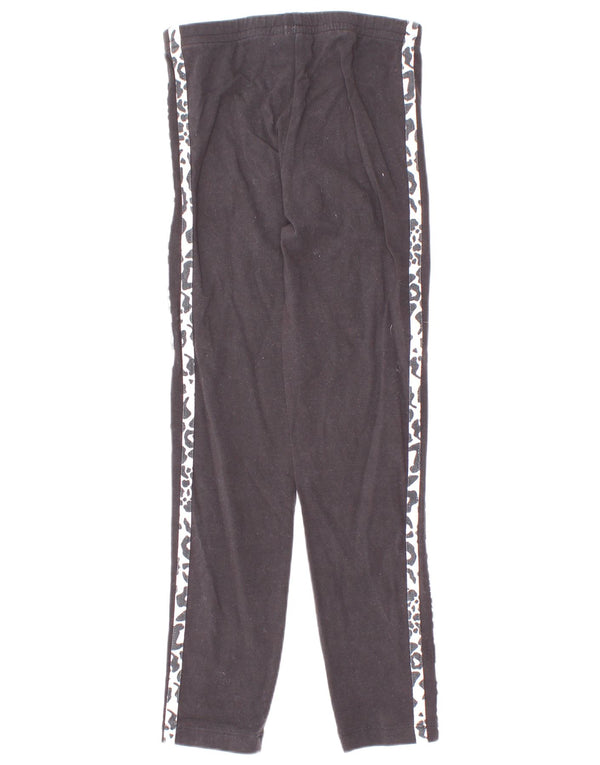 Adidas Girls Leggings 6-7 år Sort dyreprint bomuld